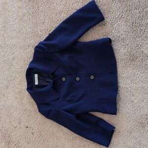 Waist detail 3/4 sleeve 4 button blazer